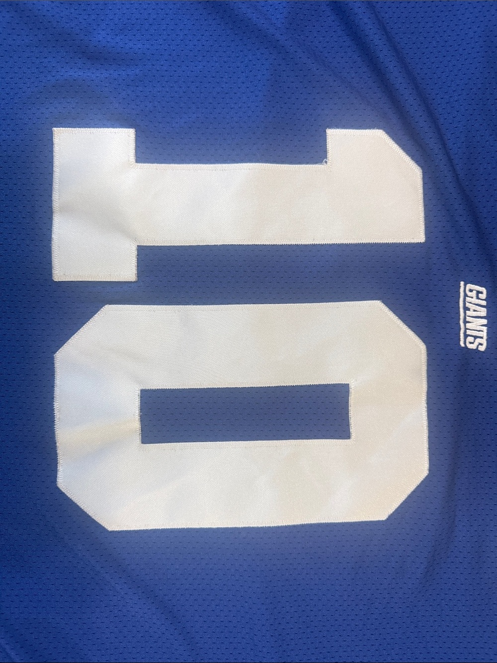 Reebok Royal Blue and White Football Jersey #10 - Picture 2 of 7